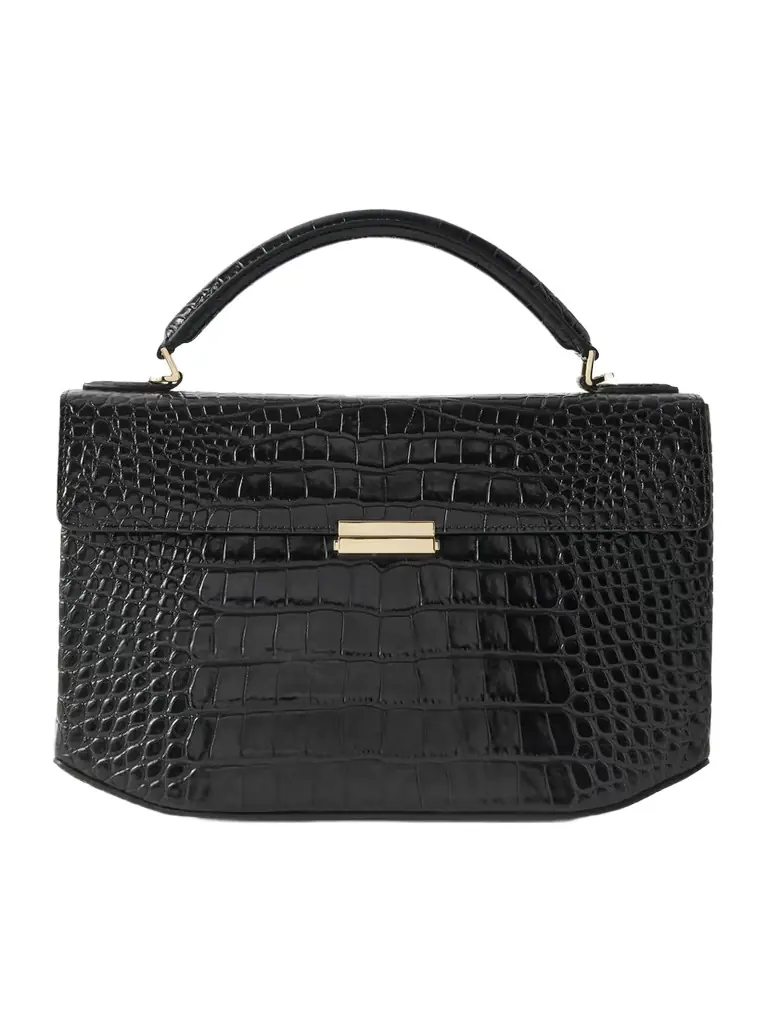 TOTEME Clip Croc-effect Leather Shoulder Bag | Image 1 TOTEME Clip Croc-effect Leather Shoulder Bag | Image 1