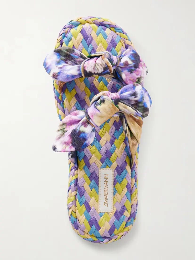 Zimmermann Carousel Woven Slides | Thumbnail 6 Zimmermann Carousel Woven Slides | Thumbnail 6