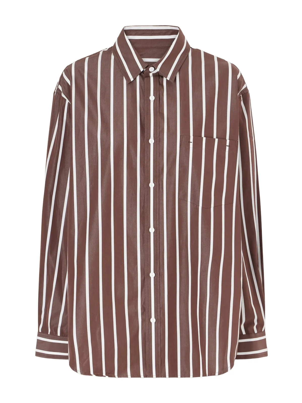Striped Organic Cotton-poplin Shirt