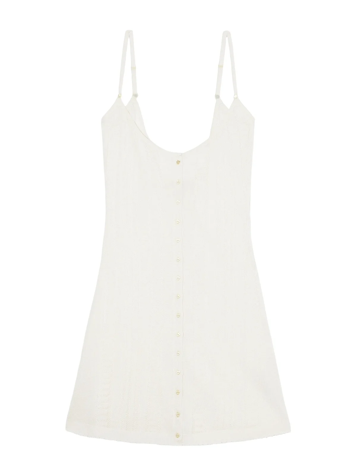 Guayabera Knitted Mini Dress