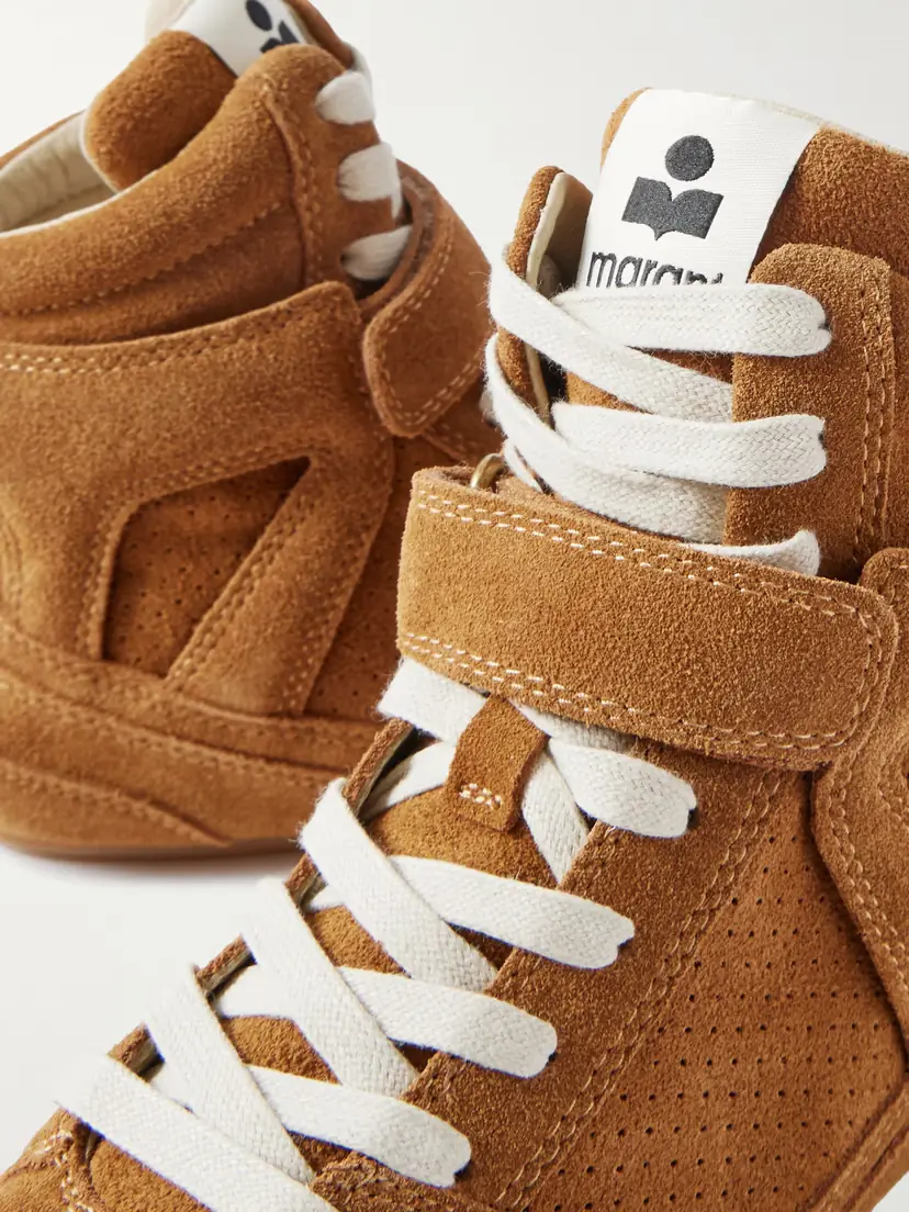 Isabel Marant Senny Suede High-top Sneakers | Thumbnail 4