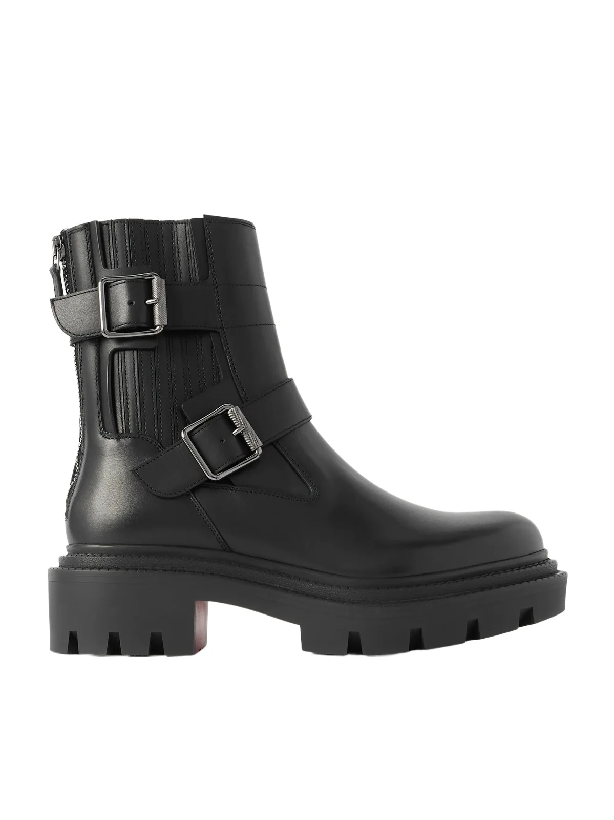 Oxybootie Buckled Leather Ankle Boots Oxybootie Buckled Leather Ankle Boots