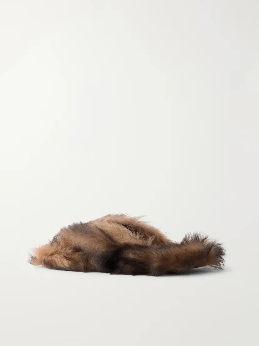 Dolce & Gabbana Shearling Slides | Thumbnail 3 Dolce & Gabbana Shearling Slides | Thumbnail 3