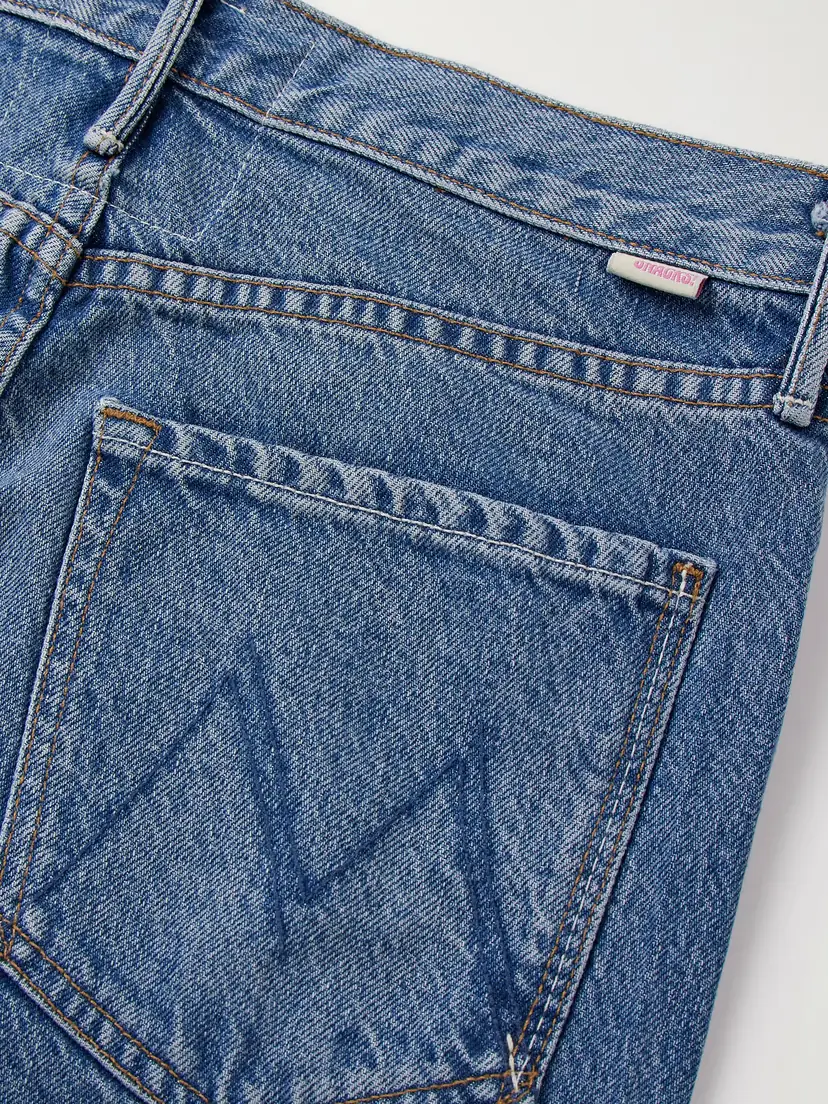 Mother Snacks! The Lemon Twist Mid-rise Wide-leg Jeans | Thumbnail 6 Mother Snacks! The Lemon Twist Mid-rise Wide-leg Jeans | Thumbnail 6
