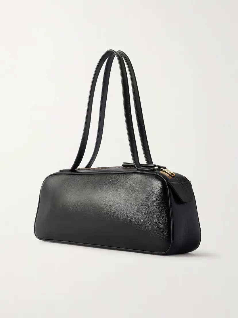 Khaite Simona Glossed-leather Shoulder Bag | Thumbnail 3