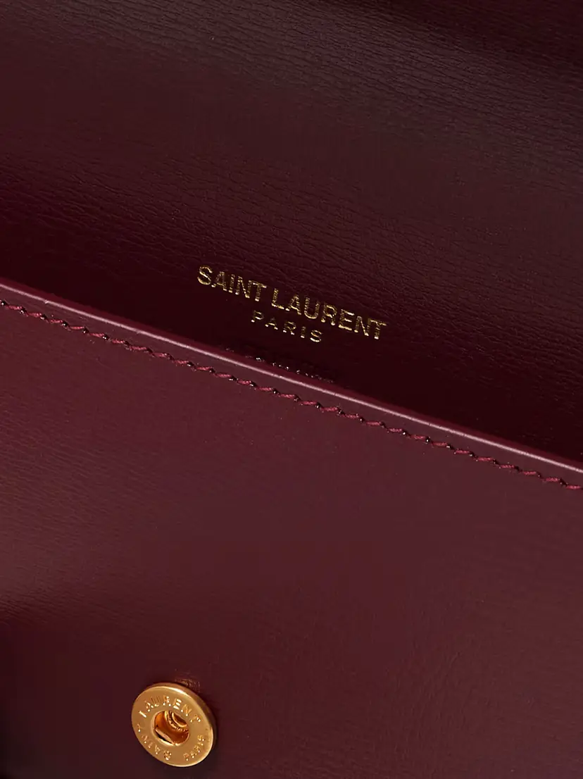 Saint Laurent Cassandre Strap Leather Phone Case | Thumbnail 5