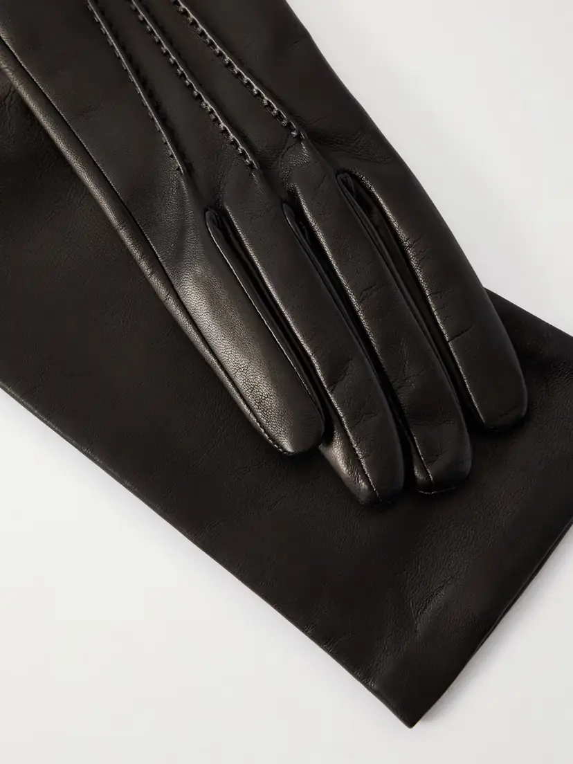 Nour Hammour Leather Gloves | Thumbnail 2 Nour Hammour Leather Gloves | Thumbnail 2