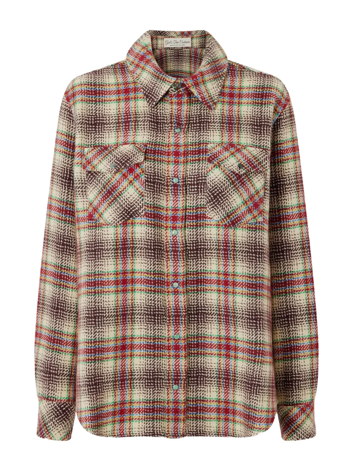 Balance Checked Cashmere Shirt Balance Checked Cashmere Shirt