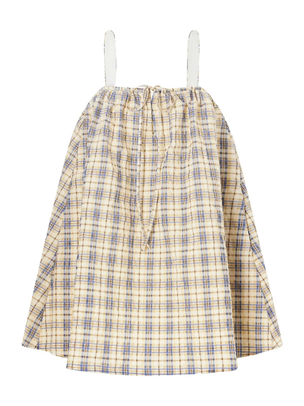 Checked Seersucker Mini Dress Checked Seersucker Mini Dress
