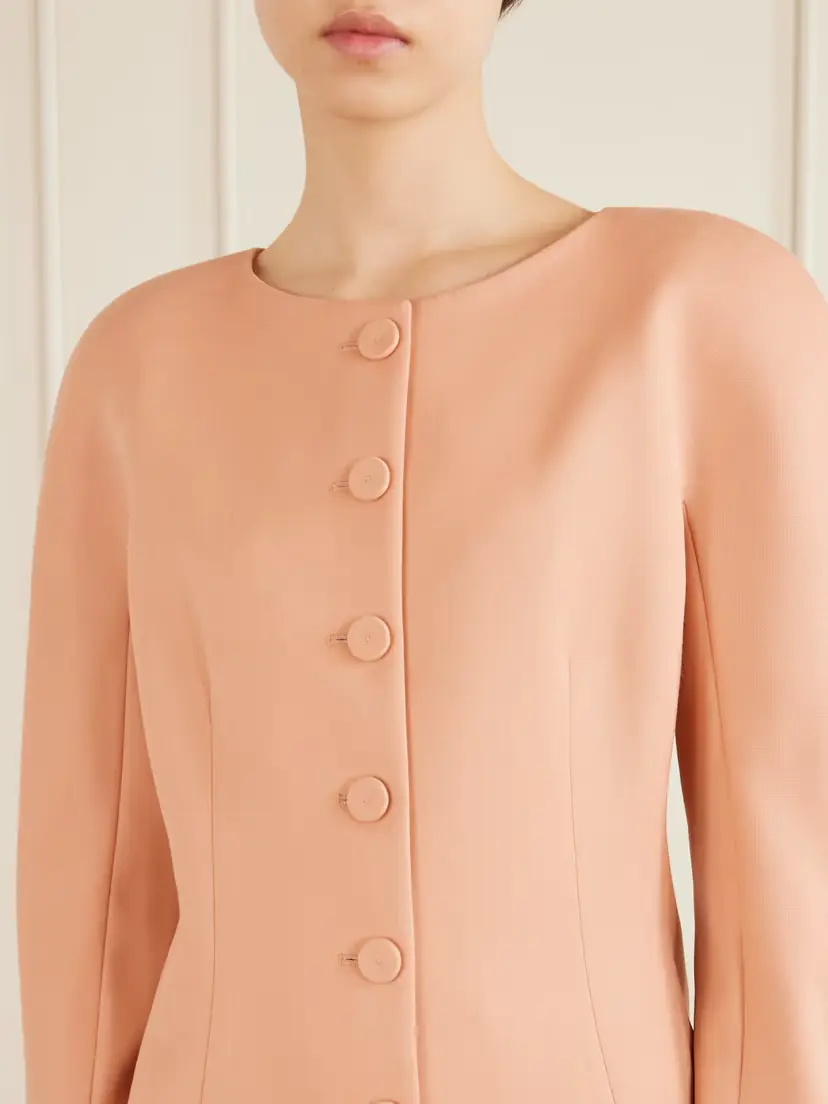 Chloé Wool-crepe Jacket | Thumbnail 4 Chloé Wool-crepe Jacket | Thumbnail 4