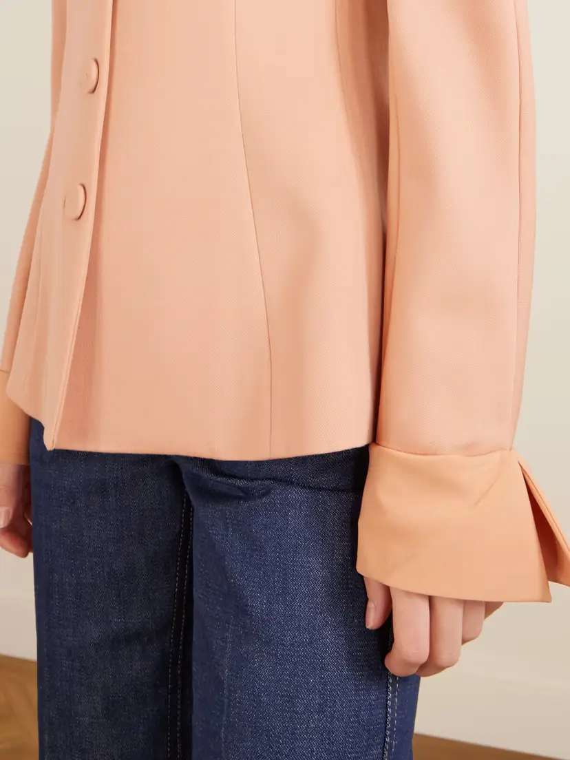 Chloé Wool-crepe Jacket | Thumbnail 5 Chloé Wool-crepe Jacket | Thumbnail 5