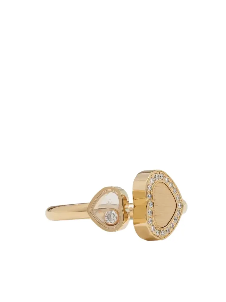 Chopard Happy Hearts 18-karat Gold Diamond Ring | Image 1 Chopard Happy Hearts 18-karat Gold Diamond Ring | Image 1