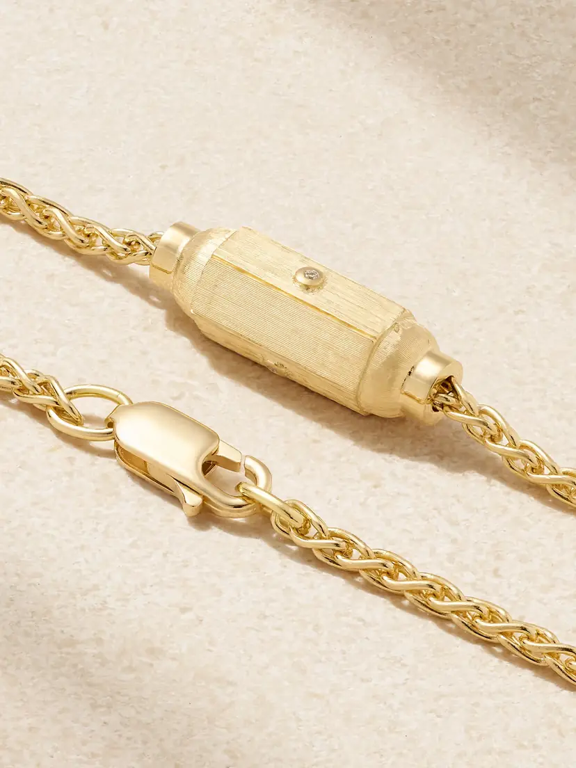 Marie Lichtenberg Micro Coco 18-karat Gold Diamond Bracelet | Thumbnail 3