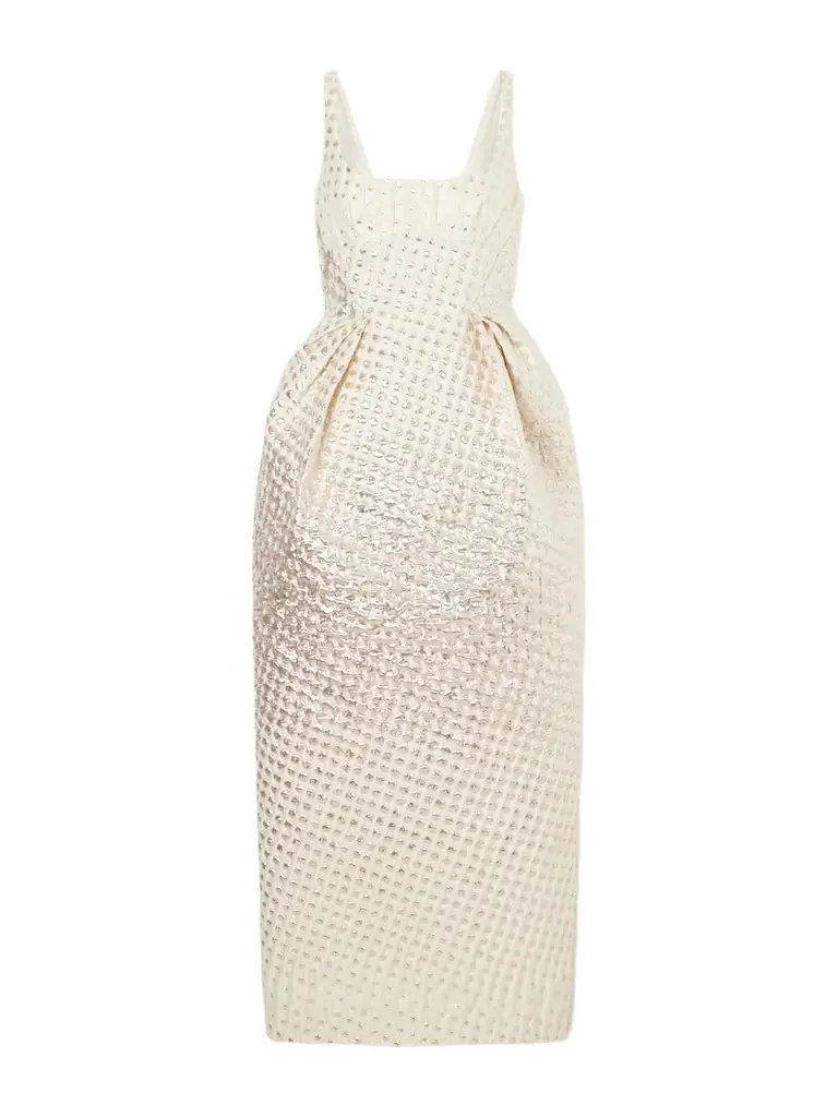 Christopher John Rogers Metallic Jacquard-woven Gown | Image 1 Christopher John Rogers Metallic Jacquard-woven Gown | Image 1
