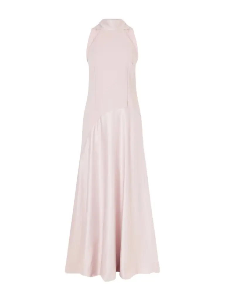 Solace London Cece Cape-effect Crepe And Satin Gown | Image 1 Solace London Cece Cape-effect Crepe And Satin Gown | Image 1