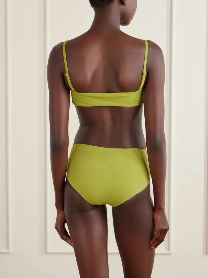 Christopher Esber Ruched Prong Bandeau Bikini Top | Thumbnail 3 Christopher Esber Ruched Prong Bandeau Bikini Top | Thumbnail 3