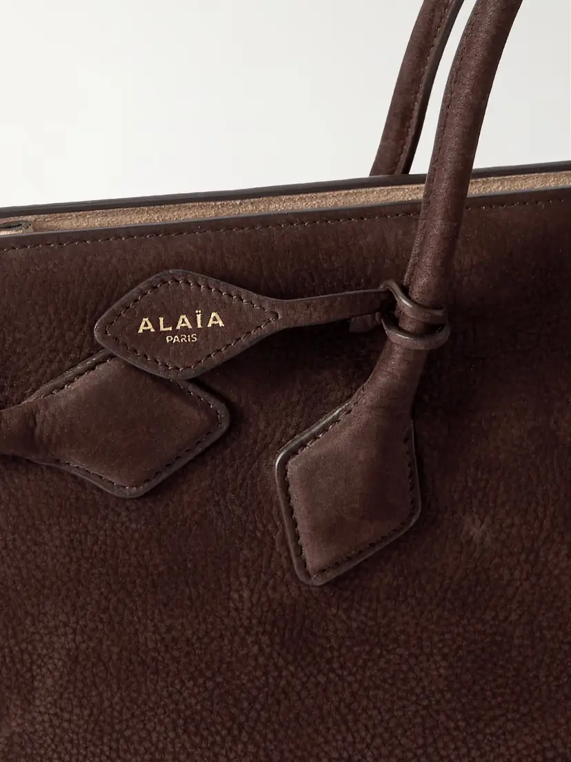 Alaïa East West Nubuck Tote | Thumbnail 4 Alaïa East West Nubuck Tote | Thumbnail 4