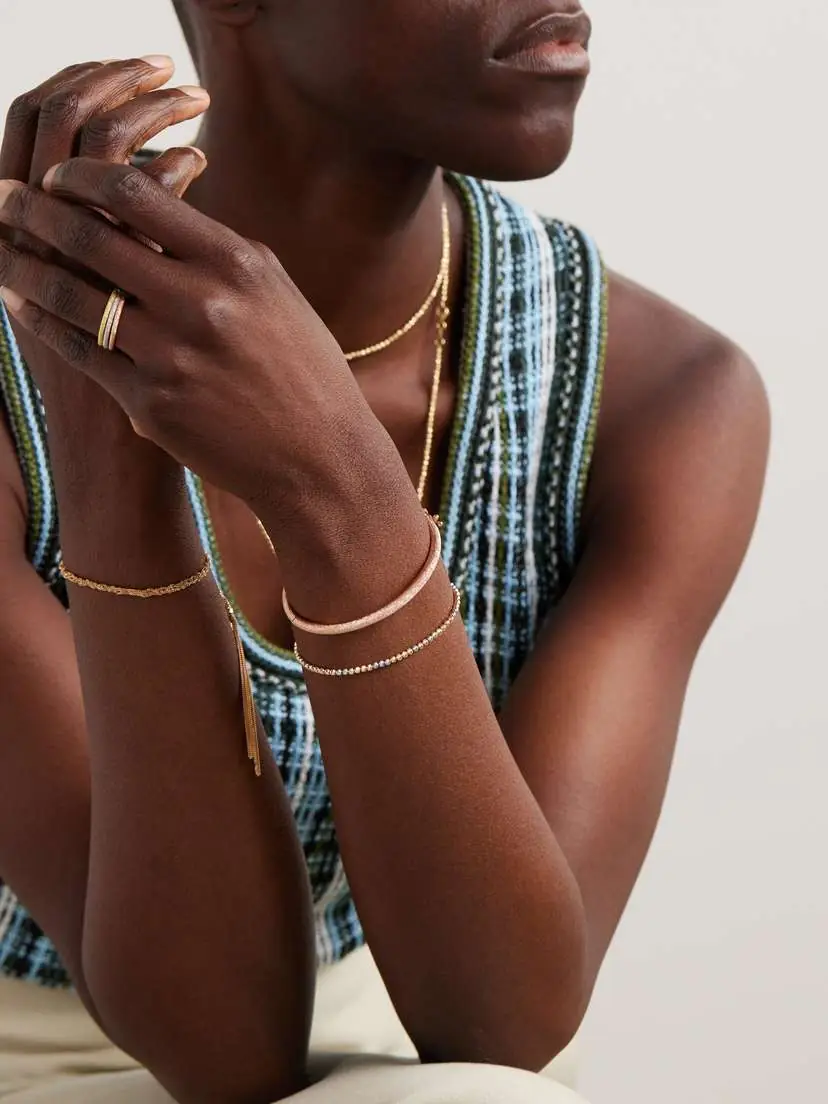 Carolina Bucci Discoball 18-karat Rose, White And Yellow Gold Bracelet | Thumbnail 4 Carolina Bucci Discoball 18-karat Rose, White And Yellow Gold Bracelet | Thumbnail 4