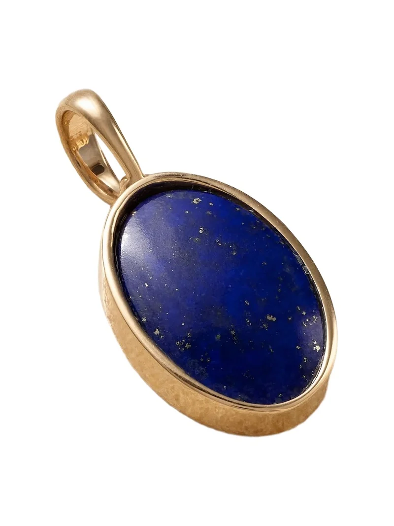 14-karat Gold Lapis Lazuli Pendant