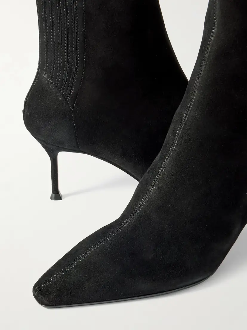 Aquazzura Saint Honoré 65 Suede Ankle Boots | Thumbnail 4