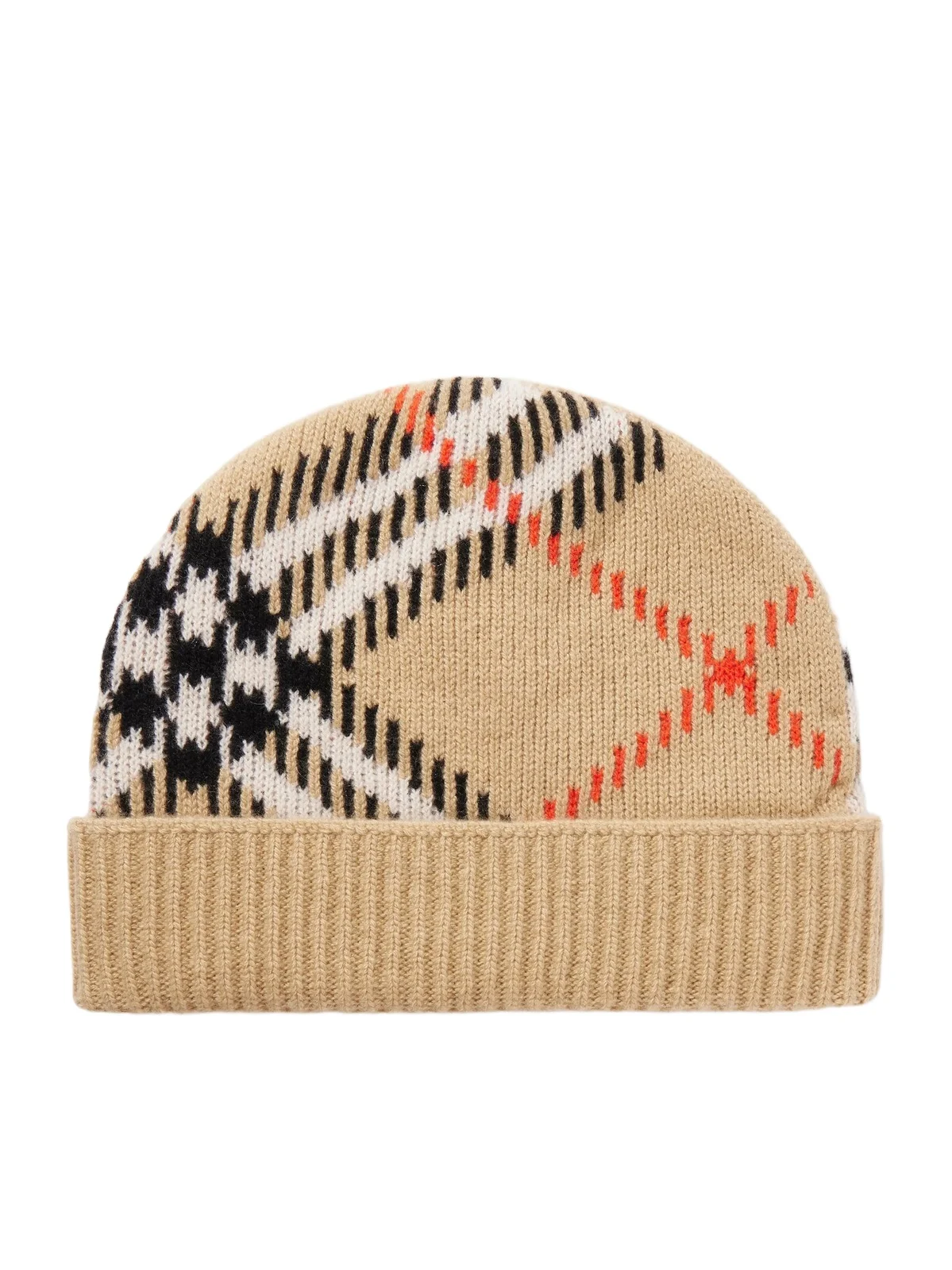 Checked Ribbed Cashmere-blend Beanie Checked Ribbed Cashmere-blend Beanie