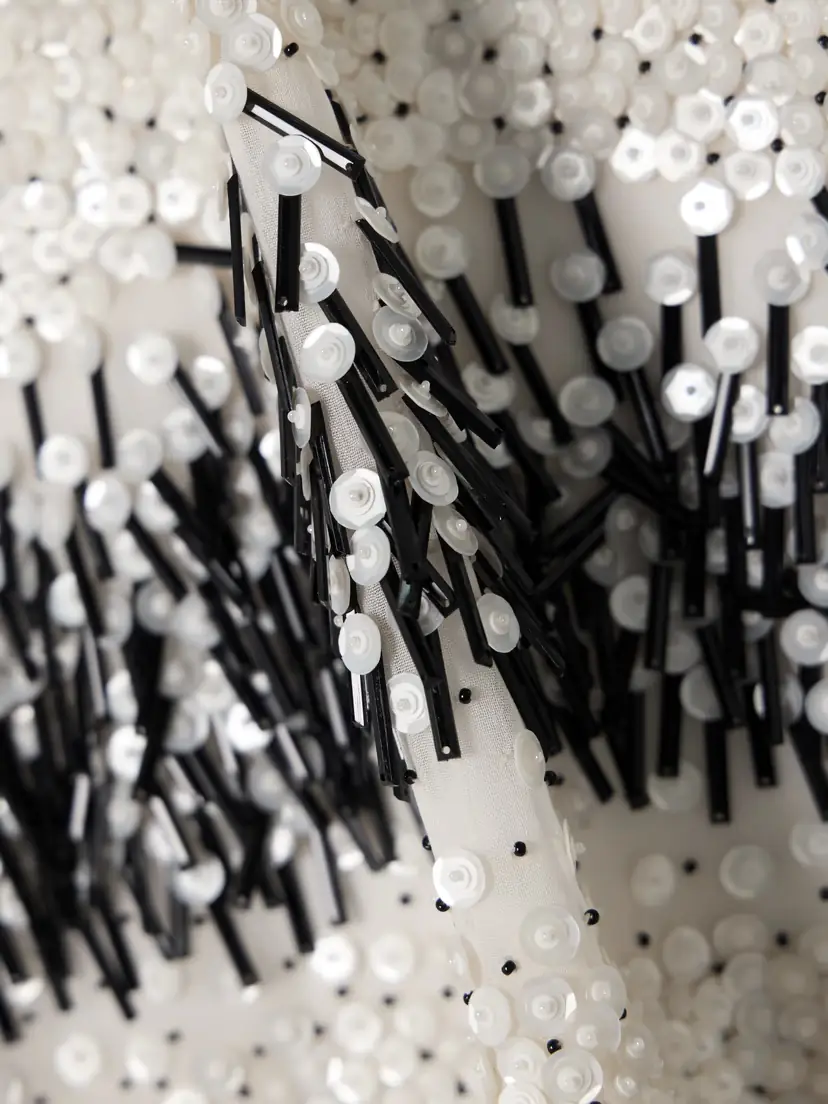 JW Anderson Embellished Chiffon Mini Dress | Thumbnail 5