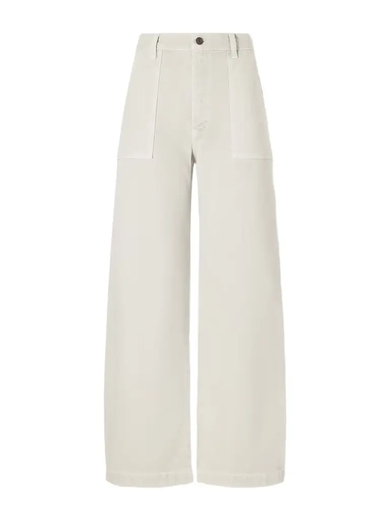 The Bow Cargo High-rise Barrel-leg Jeans