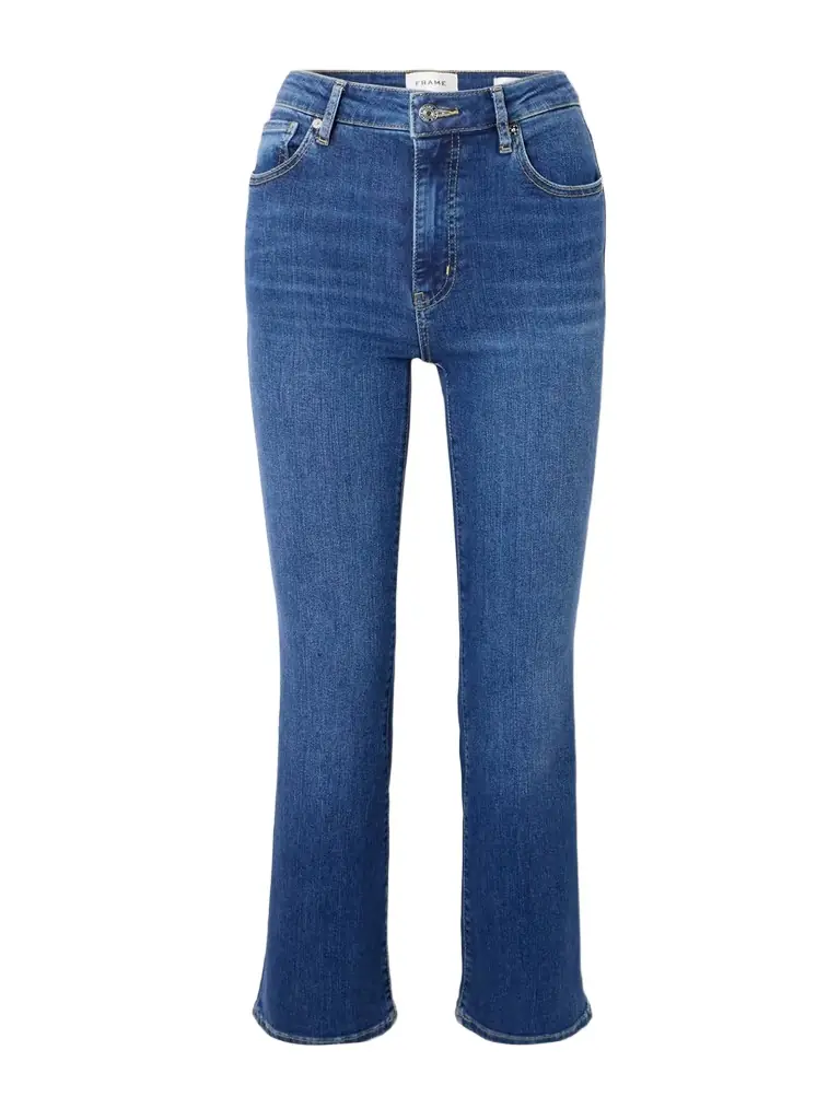 Frame Reboot Crop Stretch High-rise Bootcut Jeans | Image 1 Frame Reboot Crop Stretch High-rise Bootcut Jeans | Image 1