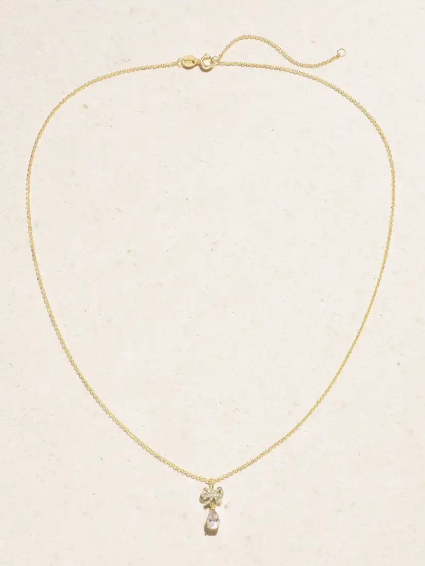 STONE AND STRAND Pretty In Pink 10-karat Gold, Amethyst And Diamond Necklace | Thumbnail 4 STONE AND STRAND Pretty In Pink 10-karat Gold, Amethyst And Diamond Necklace | Thumbnail 4