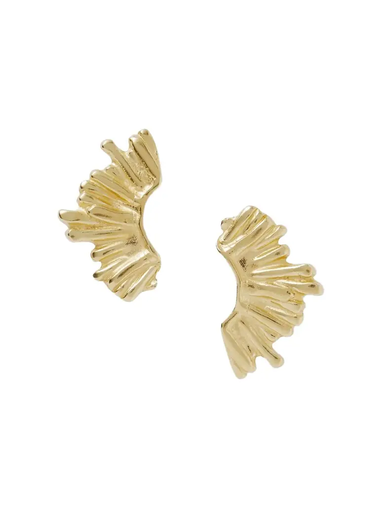 Crescent Sun Gold-plated Earrings Crescent Sun Gold-plated Earrings