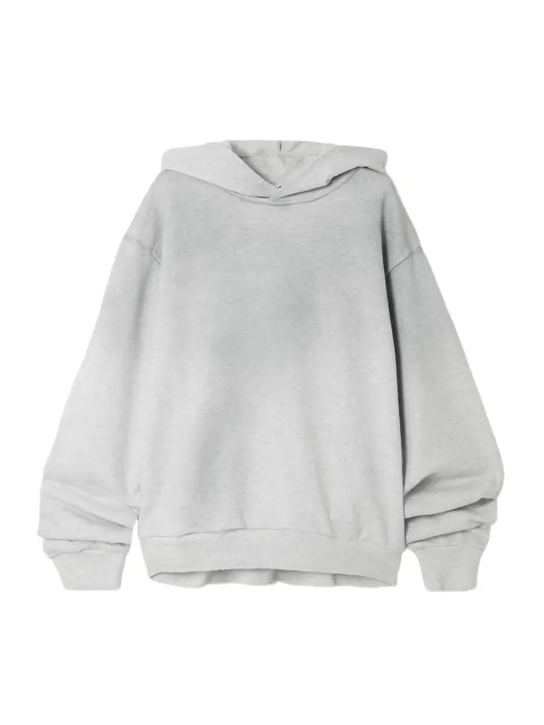Acne Studios Printed Cotton-blend Jersey Hoodie | Image 1 Acne Studios Printed Cotton-blend Jersey Hoodie | Image 1