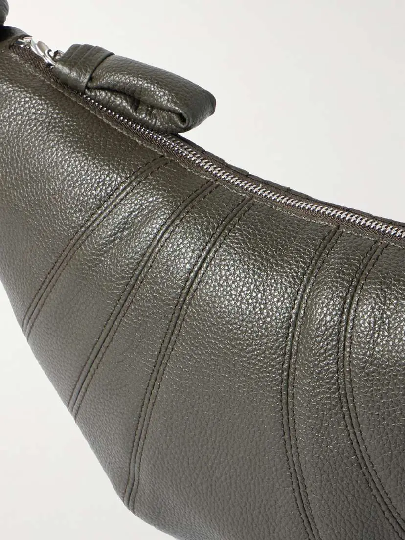 Lemaire Croissant Small Paneled Textured-leather Shoulder Bag | Thumbnail 4