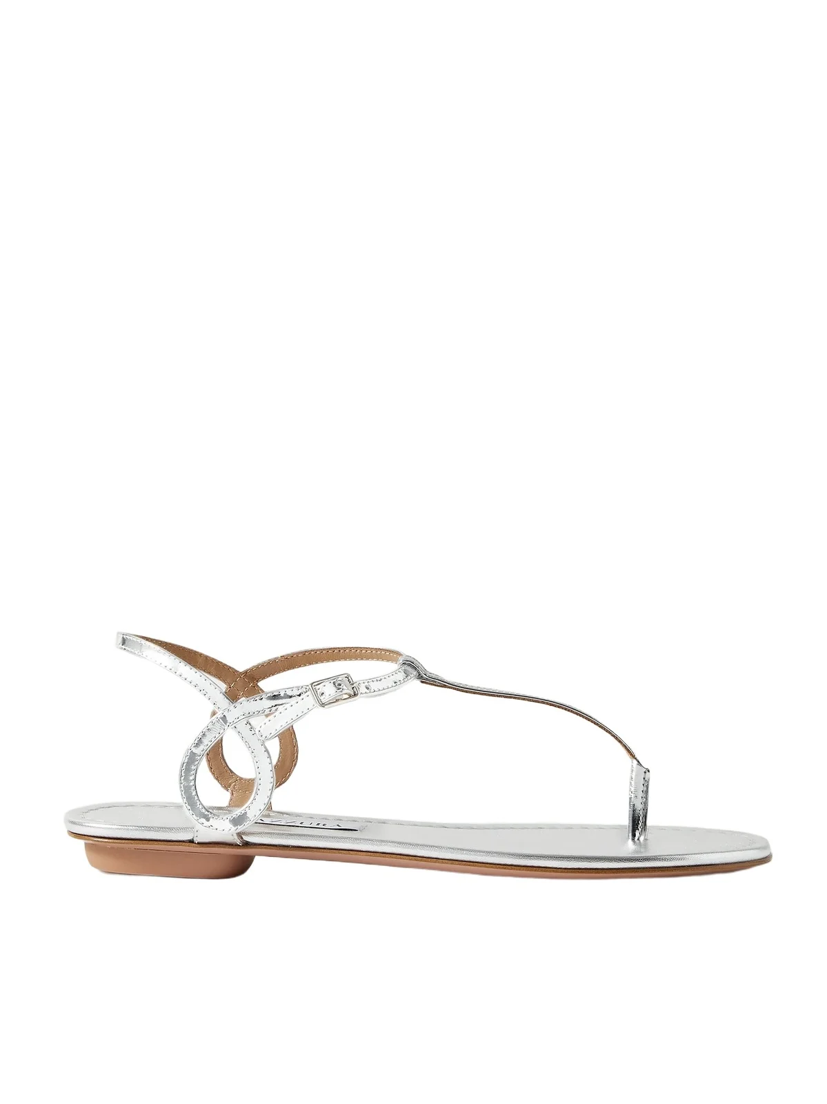 Almost Bare Metallic Leather Sandals Almost Bare Metallic Leather Sandals