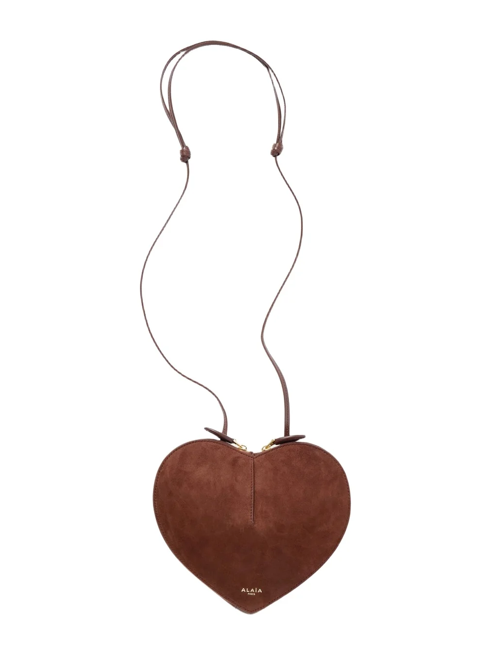 Le Coeur Suede And Leather Shoulder Bag