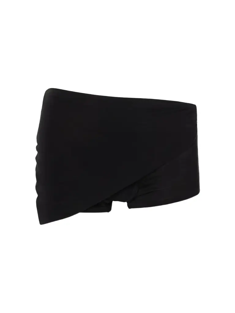 Gucci Asymmetric Gathered Jersey Shorts | Image 1 Gucci Asymmetric Gathered Jersey Shorts | Image 1