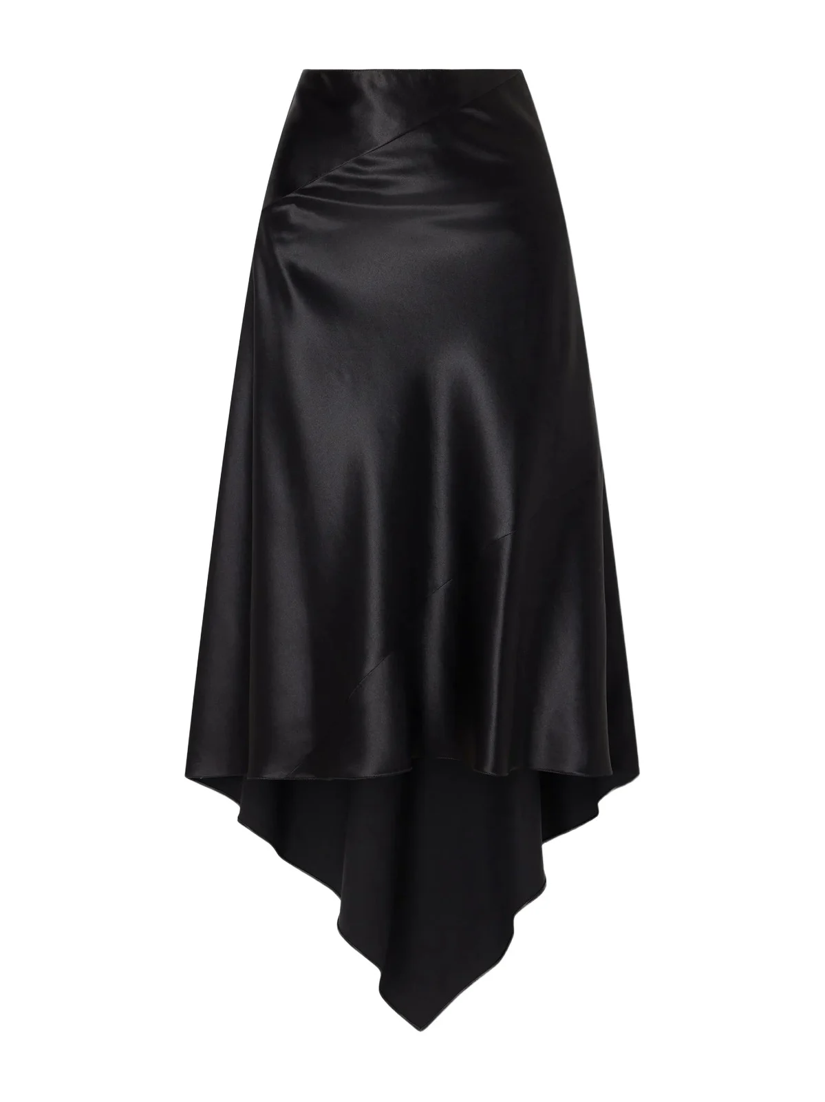 Asymmetric Silk-satin Skirt Asymmetric Silk-satin Skirt