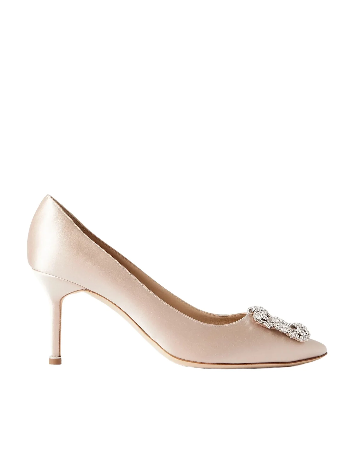 Hangisi 70 Crystal-embellished Satin Pumps Hangisi 70 Crystal-embellished Satin Pumps