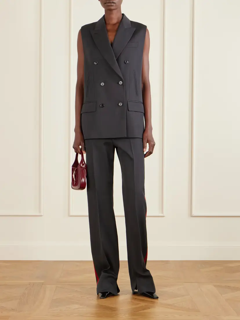 Gucci Striped Wool Straight-leg Pants | Thumbnail 2 Gucci Striped Wool Straight-leg Pants | Thumbnail 2