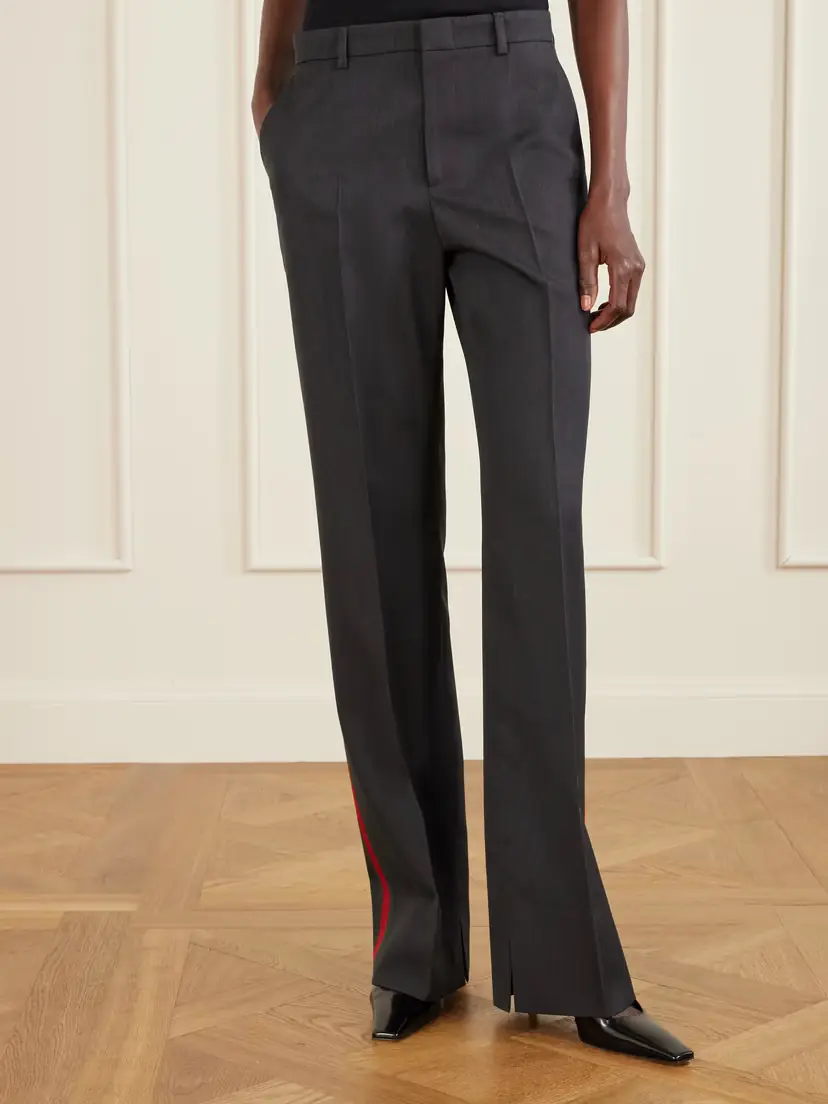 Gucci Striped Wool Straight-leg Pants | Thumbnail 3 Gucci Striped Wool Straight-leg Pants | Thumbnail 3