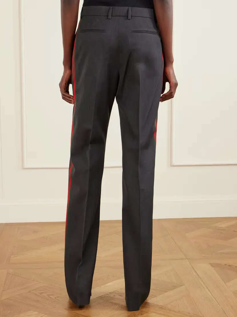 Gucci Striped Wool Straight-leg Pants | Thumbnail 4 Gucci Striped Wool Straight-leg Pants | Thumbnail 4