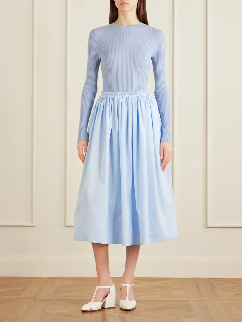 Gabriela Hearst Shiva Gathered Cotton-poplin Maxi Skirt | Thumbnail 2 Gabriela Hearst Shiva Gathered Cotton-poplin Maxi Skirt | Thumbnail 2