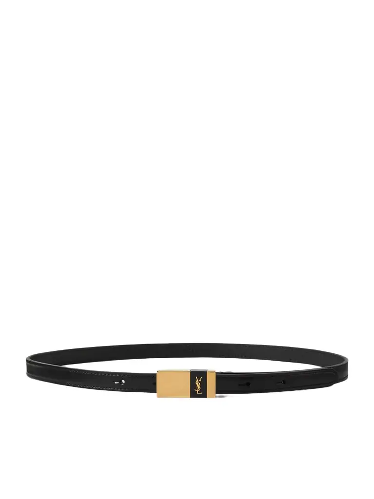Saint Laurent Cassandre Leather Belt | Image 1 Saint Laurent Cassandre Leather Belt | Image 1