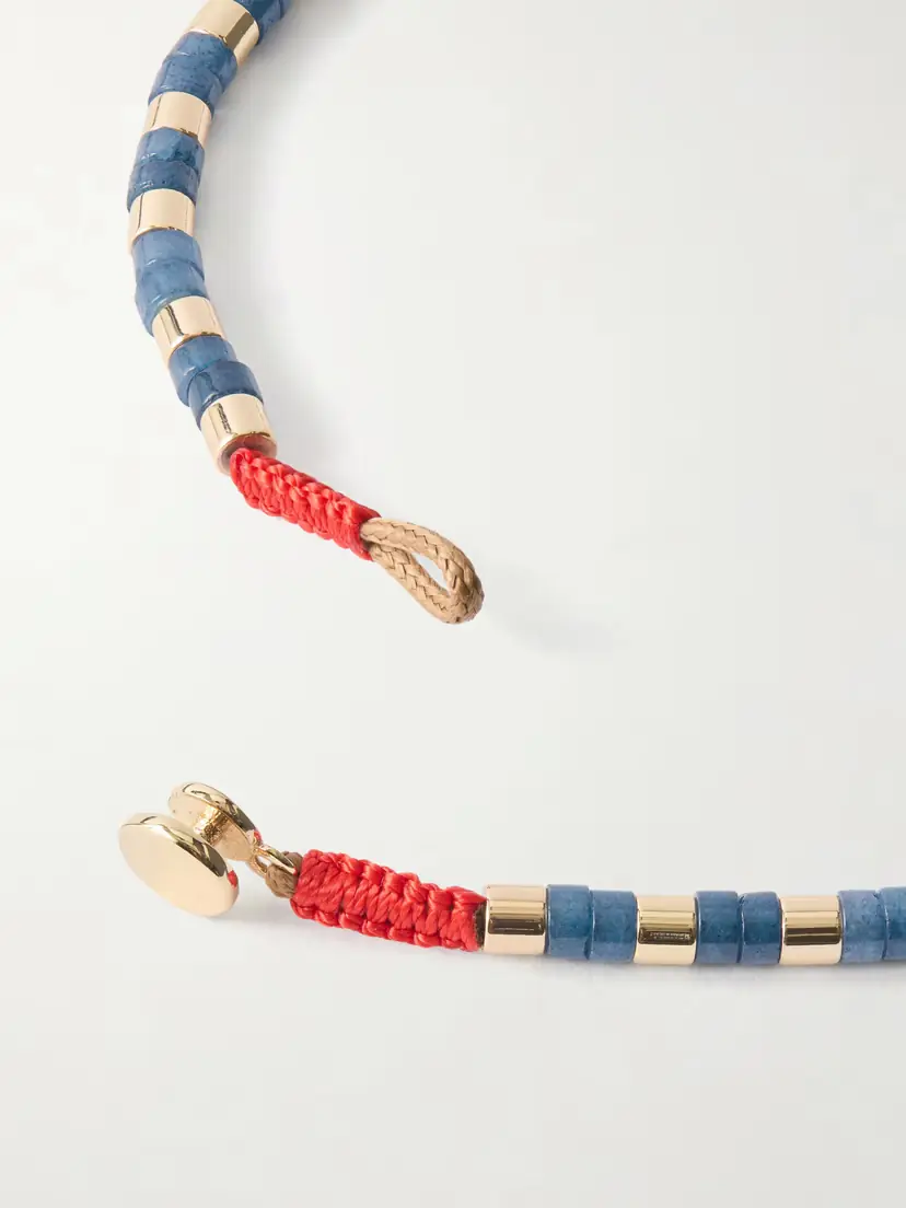 Roxanne Assoulin The Bar Gold-tone, Lapis Lazuli, Turquoise And Carnelian Necklace - Blue | Thumbnail 3 Roxanne Assoulin The Bar Gold-tone, Lapis Lazuli, Turquoise And Carnelian Necklace - Blue | Thumbnail 3