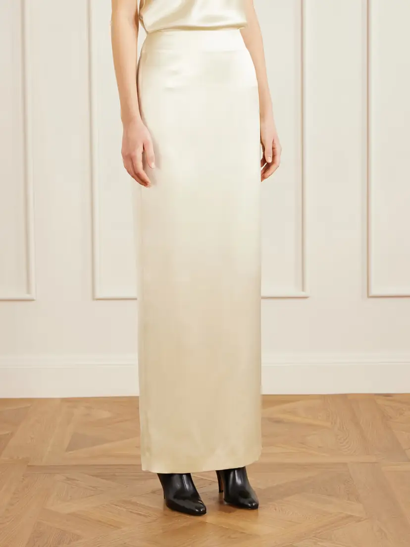 The Row Bartelle Silk-satin Maxi Skirt | Thumbnail 3