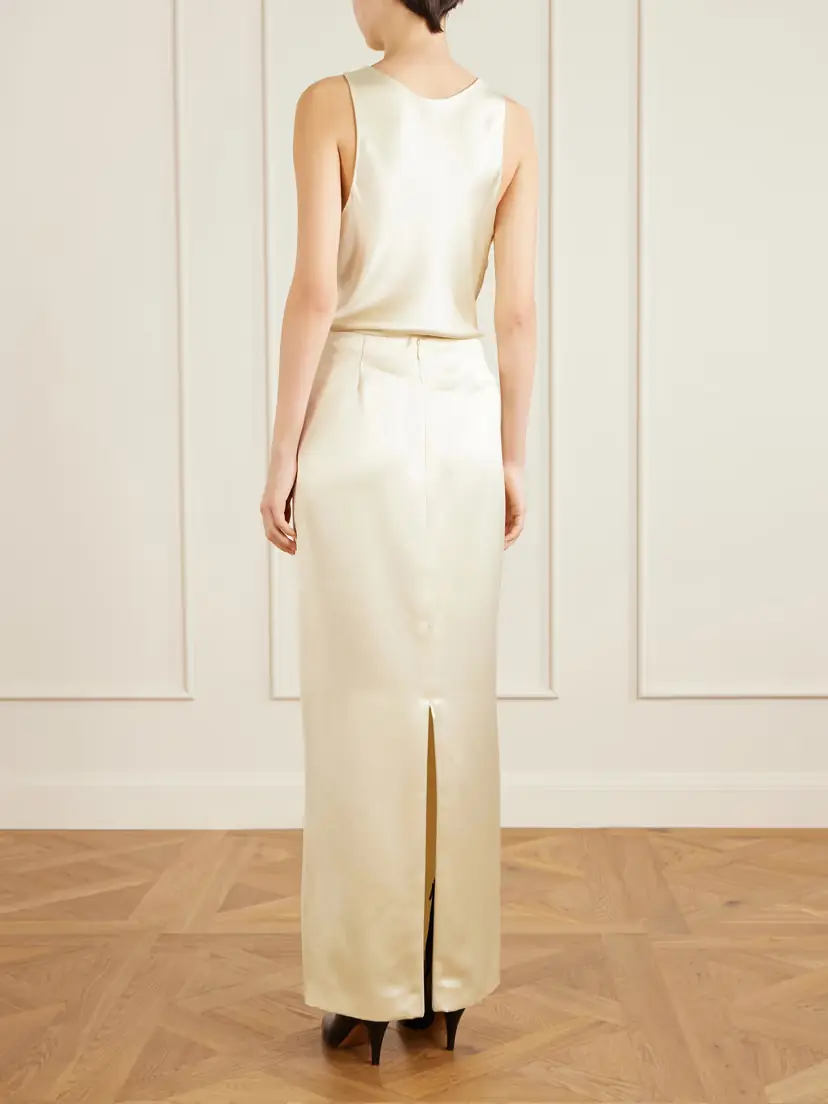 The Row Bartelle Silk-satin Maxi Skirt | Thumbnail 4