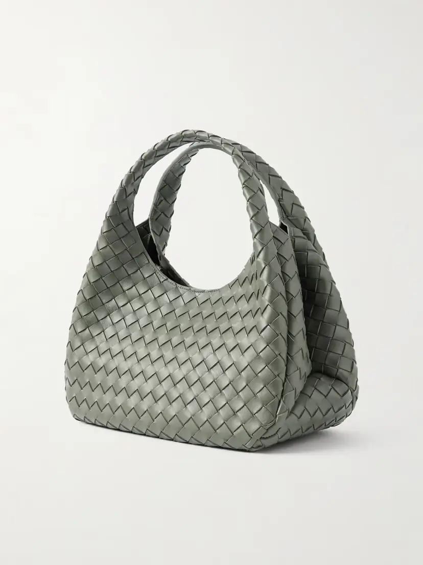 Bottega Veneta Campana Intrecciato Leather Shoulder Bag | Thumbnail 3 Bottega Veneta Campana Intrecciato Leather Shoulder Bag | Thumbnail 3