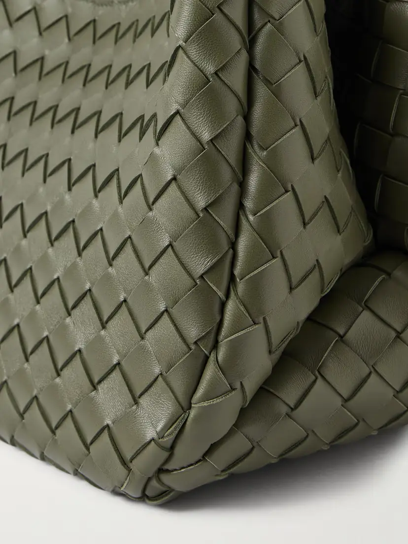 Bottega Veneta Campana Intrecciato Leather Shoulder Bag | Thumbnail 4 Bottega Veneta Campana Intrecciato Leather Shoulder Bag | Thumbnail 4
