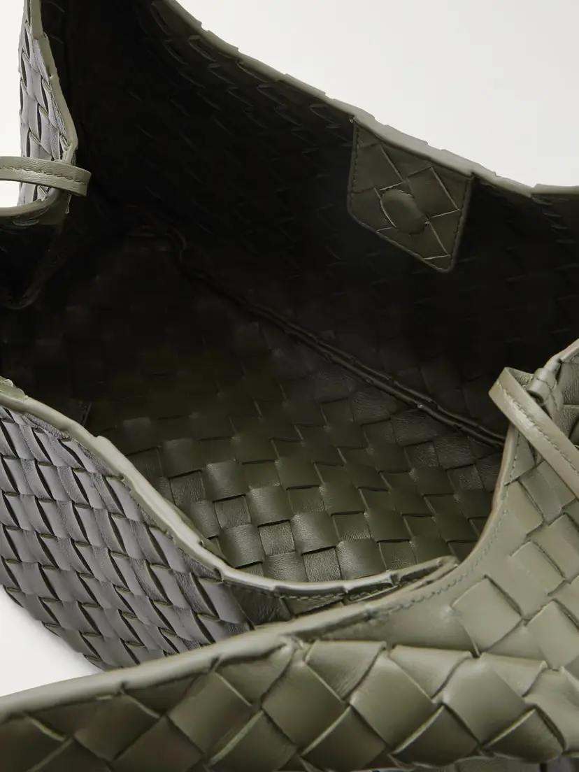 Bottega Veneta Campana Intrecciato Leather Shoulder Bag | Thumbnail 5 Bottega Veneta Campana Intrecciato Leather Shoulder Bag | Thumbnail 5