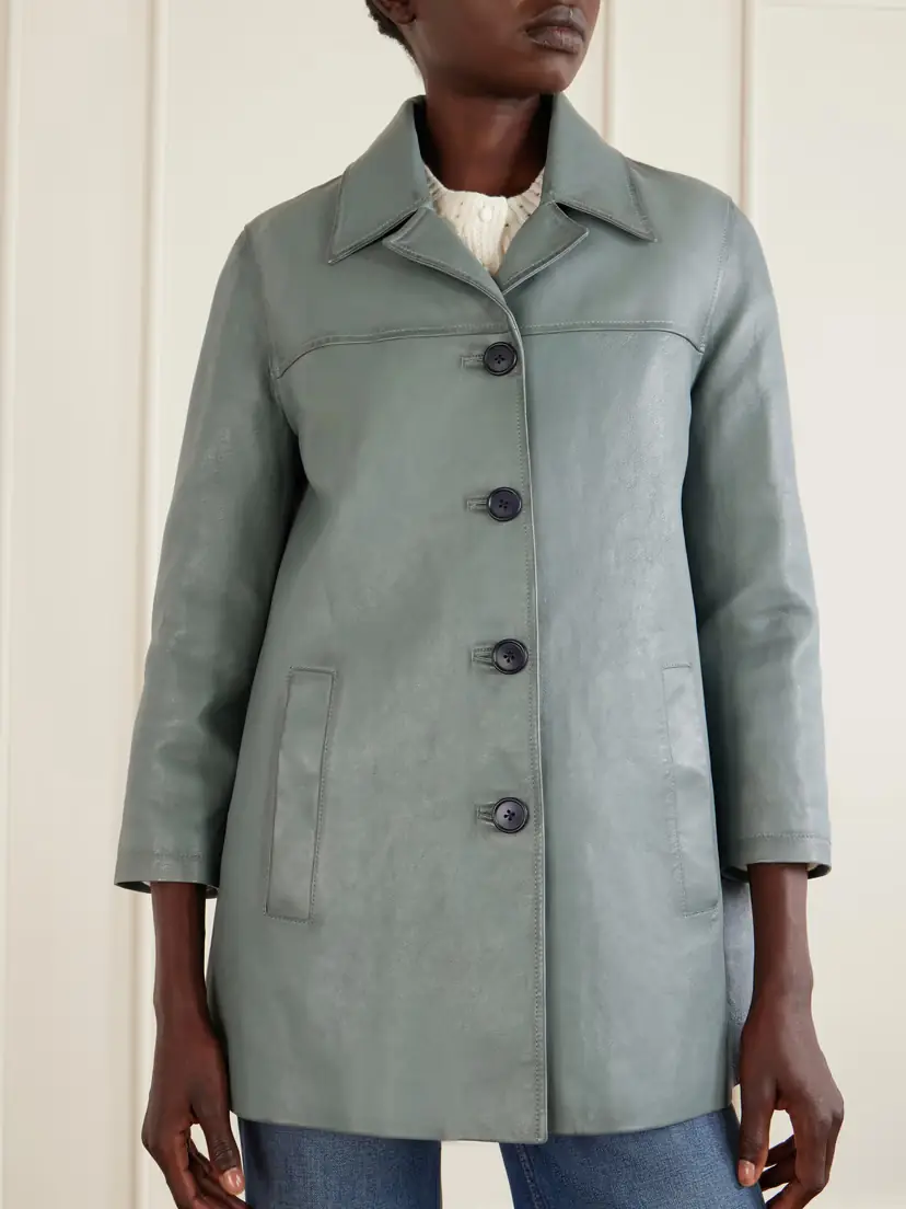 Chloé Paneled Leather Jacket | Thumbnail 3 Chloé Paneled Leather Jacket | Thumbnail 3