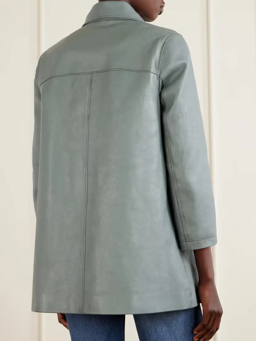 Chloé Paneled Leather Jacket | Thumbnail 4 Chloé Paneled Leather Jacket | Thumbnail 4